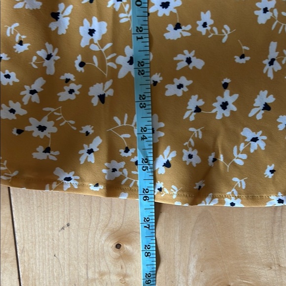 Princess Polly Dawson Slip Mini Dress Mustard Floral Dress - Picture 8 of 12